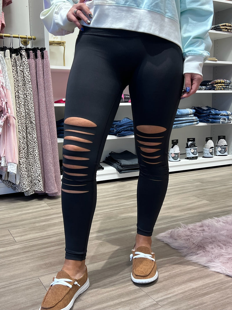Stella Cut Out Leggings – Sassy Southern Outfitters